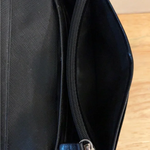 Coach Legacy Signature Checkbook Wallet With Leather Trim - Picture 8 of 15